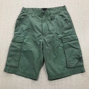 Boy Scouts Of America Centennial Uniform Shorts Mens Small Green Nylon Cargo